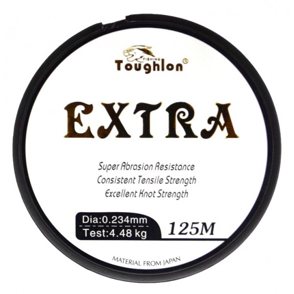 Леска для рыбалки, Toughlon Extra, 125м, сечение 0.234мм